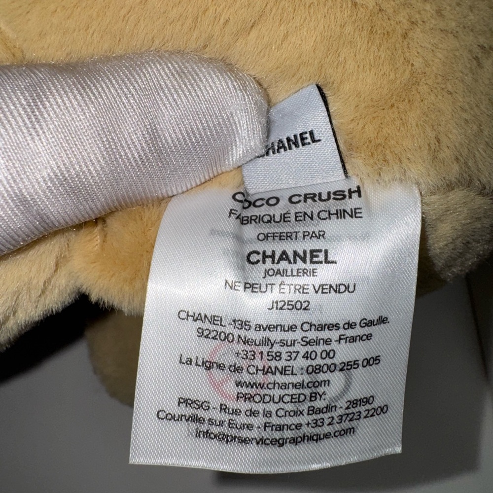 CHANEL COCO CRUSH Lion Lion Doll Novelty Interior Plush Doll Unused - Picture 7 of 7